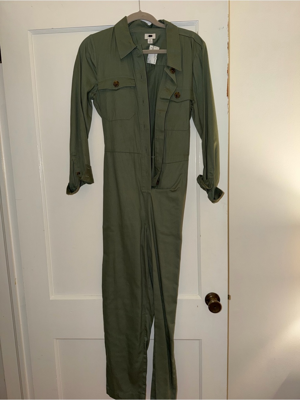 J. Crew Olive Green Utility Jumpsuit